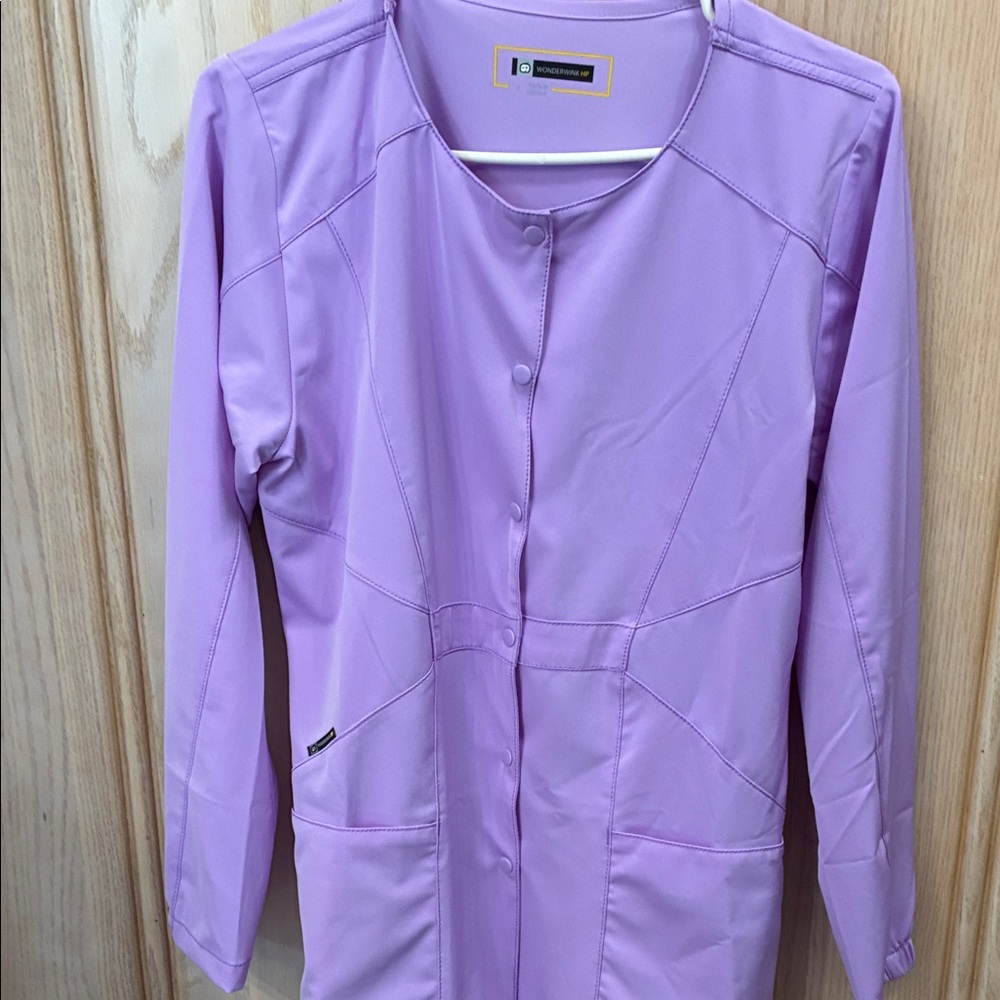 WonderWink Women's Light Purple Blazer